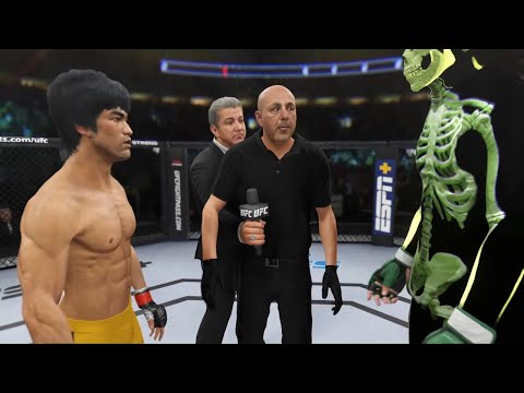 Bruce Lee vs. Acid Skeleton - EA Sports UFC 4 - Dragon Fights 🔥🐲