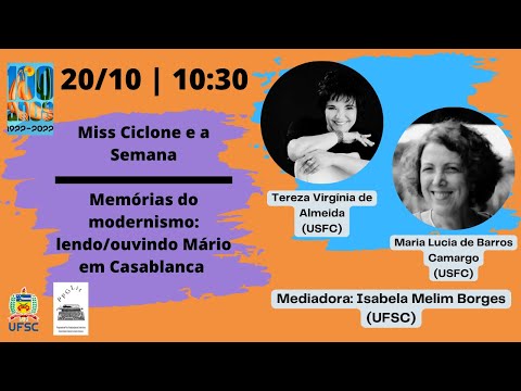 Mesa 6, com Tereza Virgínia de Almeida e Maria Lucia de Barros Camargo