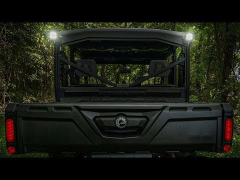2016 2019 Can Am Defender Rear Facing Upper 2 inch LED Light Cube Kit by Rough Country