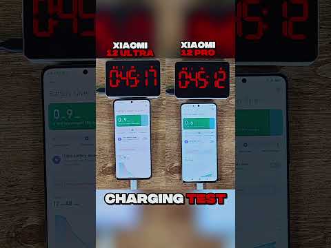 Xiaomi 12 Ultra Vs Xiaomi 12 Pro Charging 🔌 Test !!