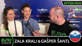SLOVENIA EUROVISION 2019: Zala Kralj &amp; Gašper Šantl - &#39;Sebi&#39; (INTERVIEW)