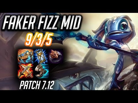 SKT T1 Faker Fizz Mid VS Ekko | Korea Challenger 662 LP