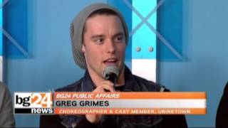 BG24 Public Affairs — 4 10 15- URINETOWN Interview video