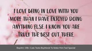 156+ Cute Texts Boyfriend To Make Him Feel Special