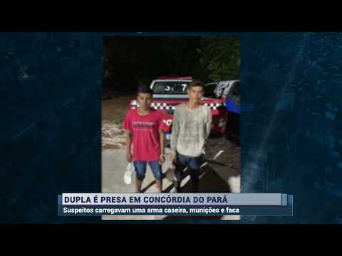 DUPLA É PRESA EM CONCÓRDIA DO PARÁ