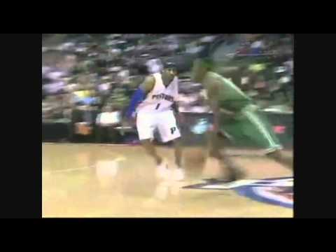 Allen Iverson BLOCKS on Rondo
