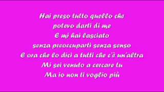 Alessandra Amoroso - Mi Sei Venuto A Cercare Tu + Testo