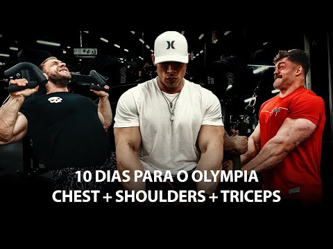 ROAD TO OLYMPIA: CHEST DAY INSANO COM MENEGATE & GODVITO