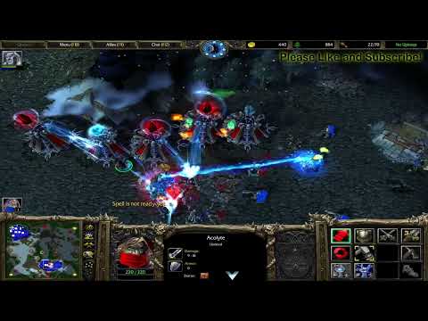 WARCRAFT 3 UNDEAD TOWER RUSH HERO ONLY NO UNITS
