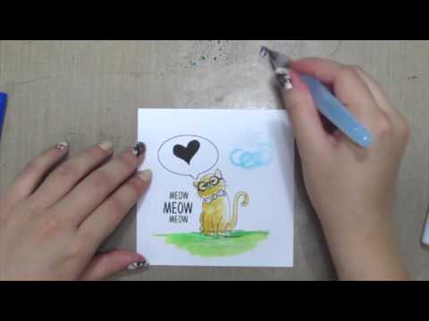 Unity Stamp Co Quick tip - Watercolor Scene