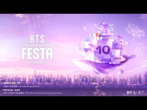 BTS 10th Anniversary Fireworks Show (4K)