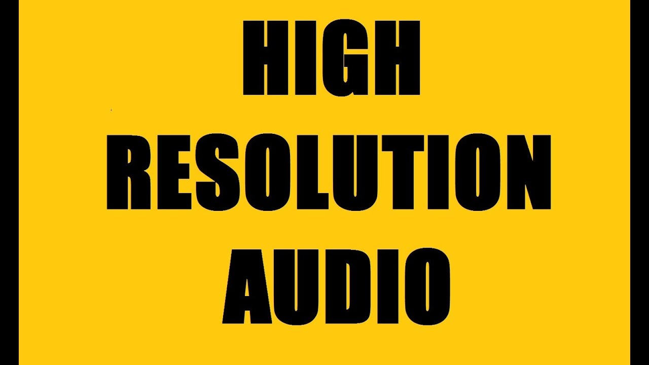 High Resolution Audio Formats - FLAC, ALAC, WAV, AIFF, DSD - 24-bit/192kHz Audio