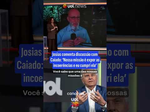 Josias comenta discussão com Caiado: ‘Nossa missão é expor as incoerências e eu cumpri ela’