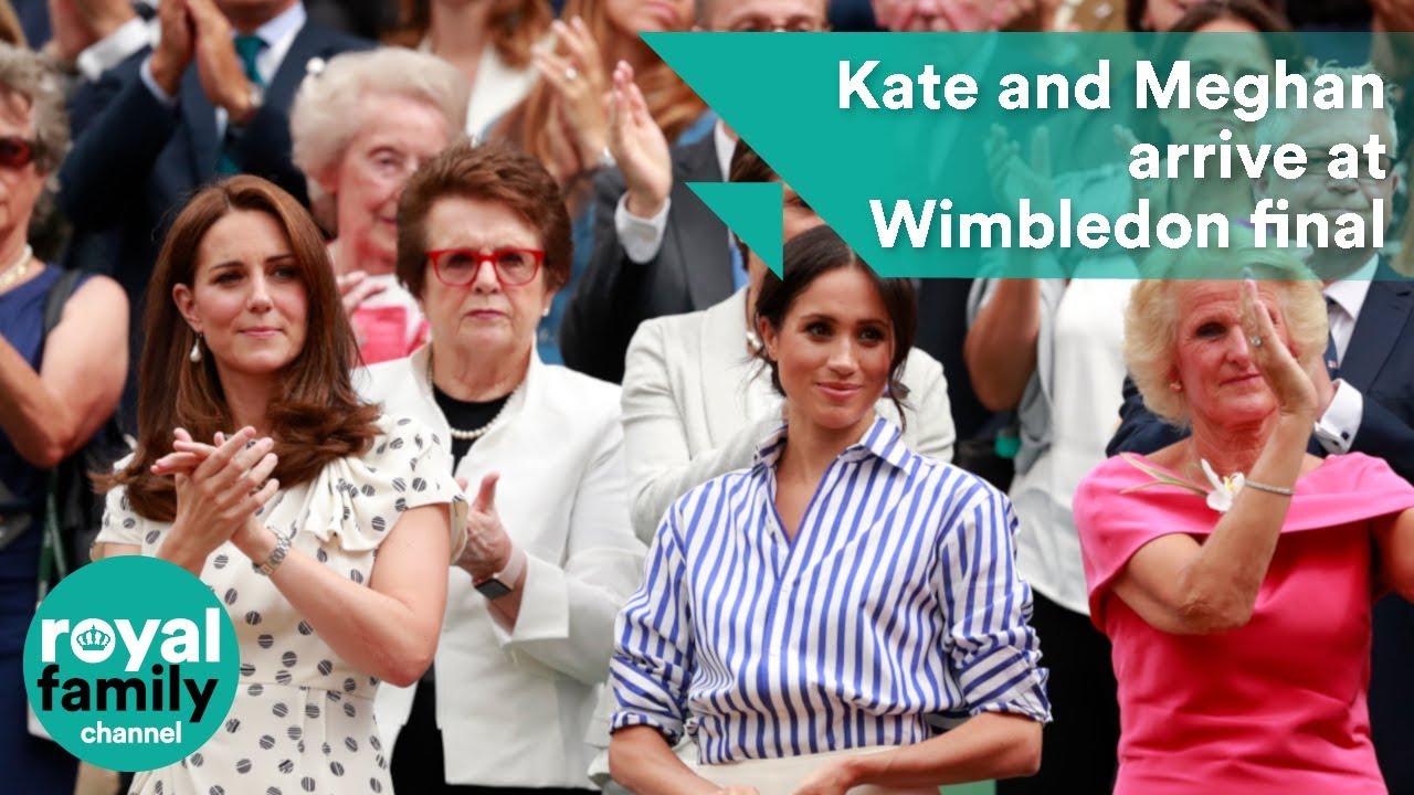 Kate and Meghan arrive to watch women’s final at Wimbledon thumnail