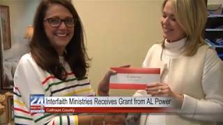 Interfaith Ministries in Calhoun County Receives Grant From Alabama Power