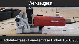 Werkzeugtest Flachdübelfräse / Lamellenfräse Einhell TC-BJ 900