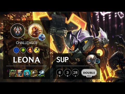Leona Support vs Pantheon - EUW Challenger Patch 10.13