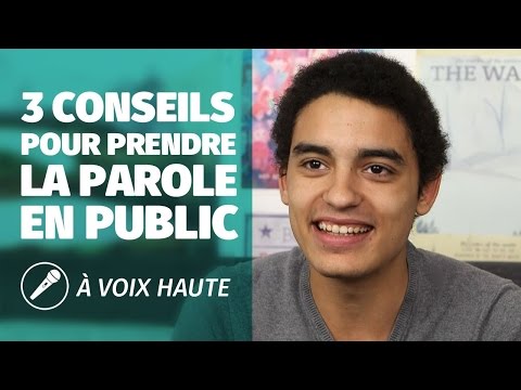 Public Speaking - 3 Tips from Eddy Moniot ("Out Loud")