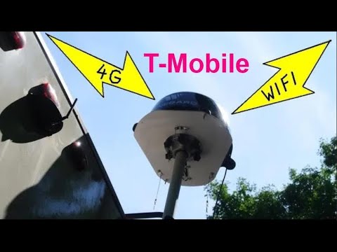Connecting the WineGard Connect 2.0 4G Antenna to the T-Mobile network.