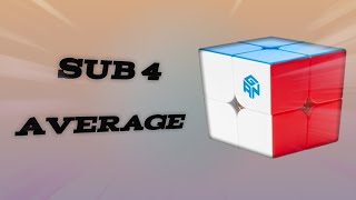 Ao5 AVERAGE IN SUB 4 SECOND🥇