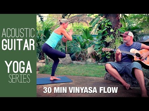 Vinyasa Flow Yoga Class with Live Acoustic Guitar - 30 min - Five Parks Yoga