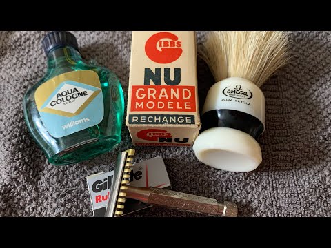 💈Gibbs Shaving 🇫🇷Stick 1950 💈Primo Greek 🇬🇷 Safety Razor O.C.