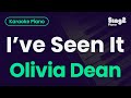 Olivia Dean I Ve Seen It Piano Karaoke