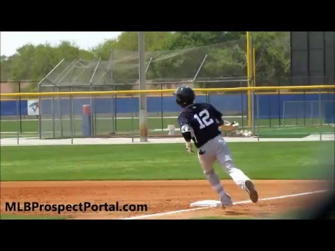 Jorge Mateo (Yankees SS Prospect) vs. J.A. Happ (Blue Jays LHP) - 2016 MiLB Spring Training