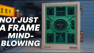 This Floating Digital Frame Does WAY More Than You Think! #desksetup #techgadget #smartframe