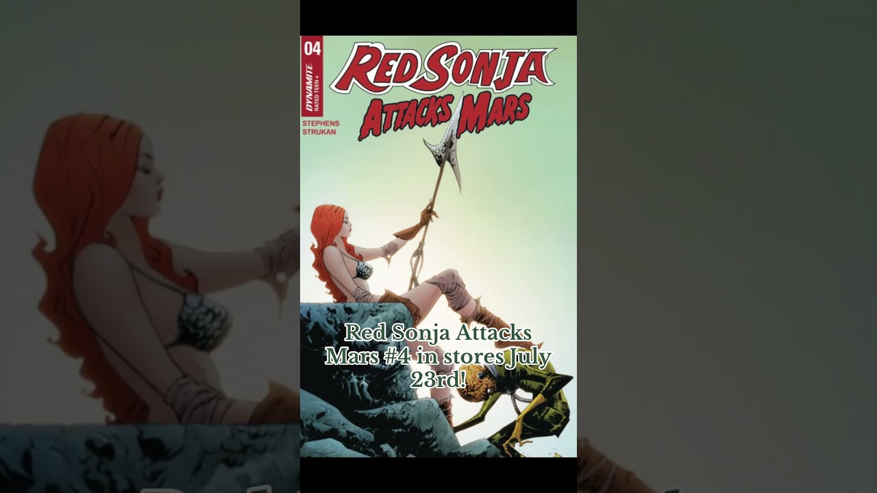 Red Sonja Attacks Mars #4 #dynamite #comics #marsattacks #redsonja #scifi