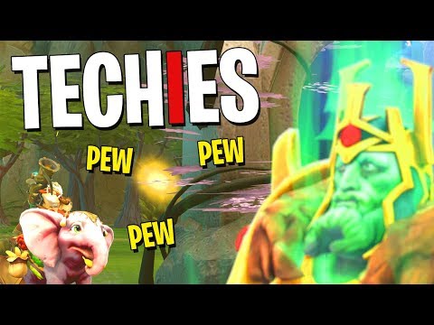 They Never Expect the Techies Pew Pew - DotA 2
