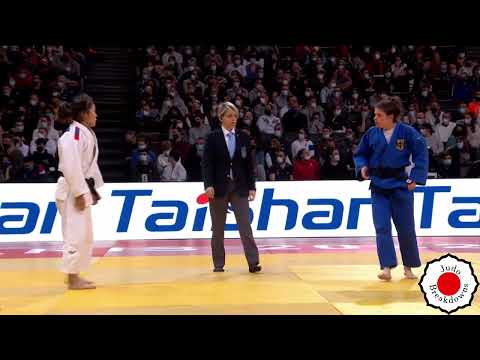 Enkhriilen Lkhagvatogoo vs. Seija Ballhaus - U57 Womens Judo Grand Slam Paris 2022