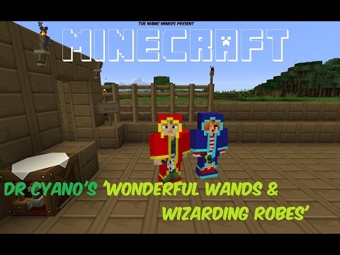 DaveUK - Minecraft 1.10.2 Showcase : Dr Cyano's Wonderful Wands & Wizarding Robes Mod Showcase