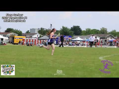 Fiona Conboy 2027 Phantastix MidfieldAttack  2025 Summer Genesis Highlights