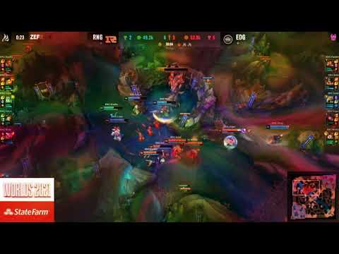 JieJie steals 2 barons for EDG