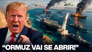 O PIOR PESADELO DO IRÃ! EUA enviam sua frota mais poderosa ao Estreito de Ormuz!