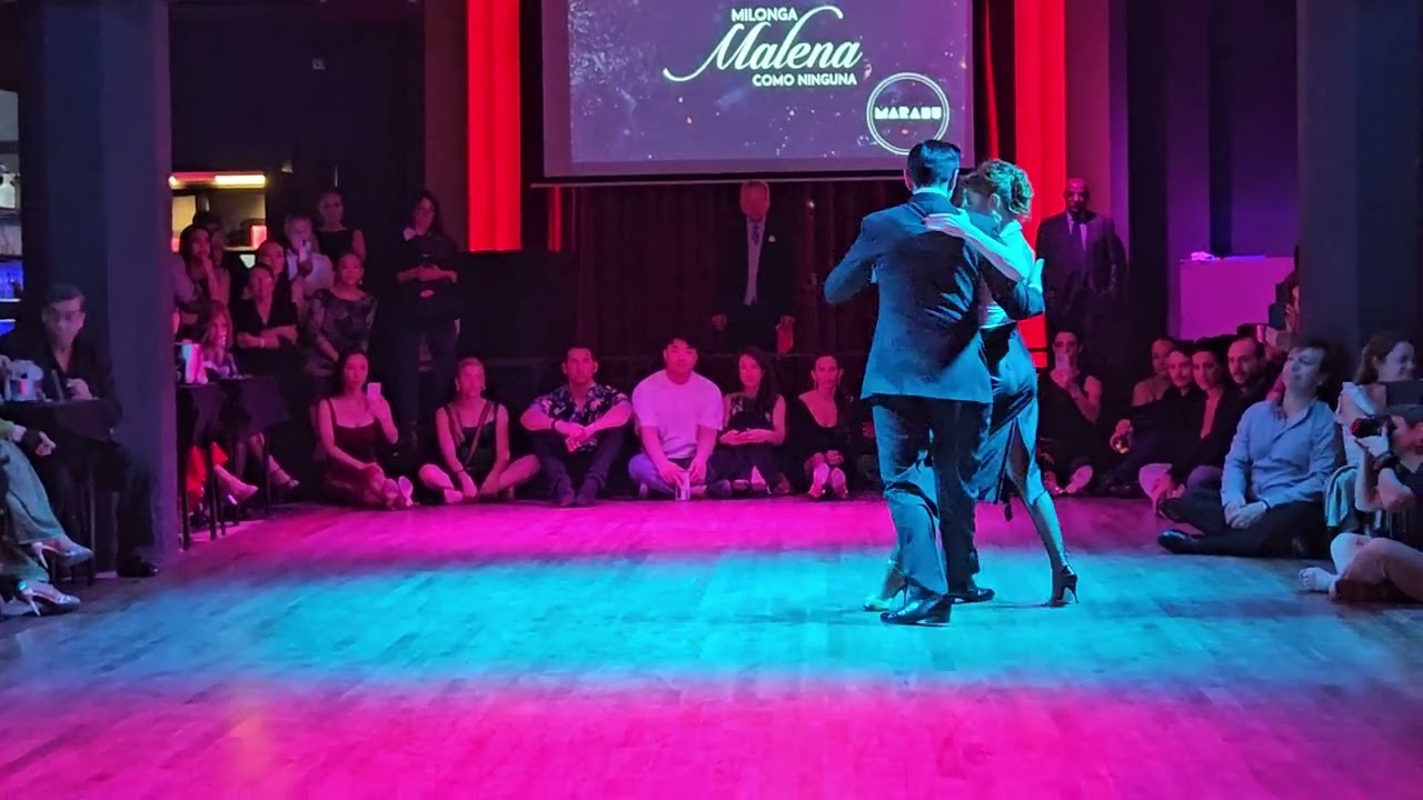 Magdalena Gutierrez & German Ballejo at Malena milonga - Mujercitas tango festival (1 of 2)