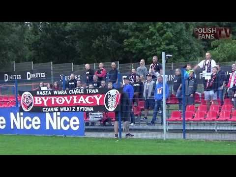 Kibice Bytovii podczas meczu z Ruchem Chorzów (12.08.2017 r.)