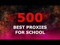 500 Proxies For School Chromebooks WORKING