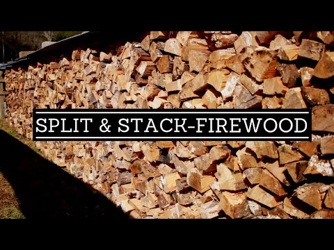 The Best Way To Split And Stack Firewood: A Beginners Guide