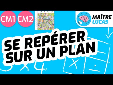 Se déplacer sur un plan ou une carte CE2 - CM1 - CM2 - Cycle 3 - Se repérer dans l'espace - Maths