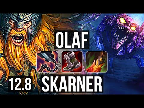OLAF vs SKARNER (TOP) | 1.7M mastery, 5/1/2, 500+ games | KR Master | 12.8