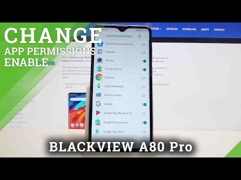 How to Manage Apps Permissions in Blackview A80 Pro – Locate Permission Manager
