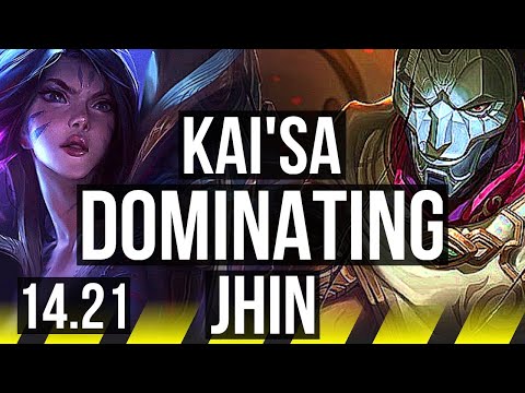 KAI'SA & Senna vs JHIN & Camille (ADC) | 14/3/14, Dominating | EUW Master | 14.21