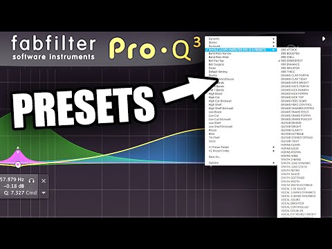 How to Install FabFilter Pro-Q 3 Presets (50 EQ PRESETS FREE DOWNLOAD)