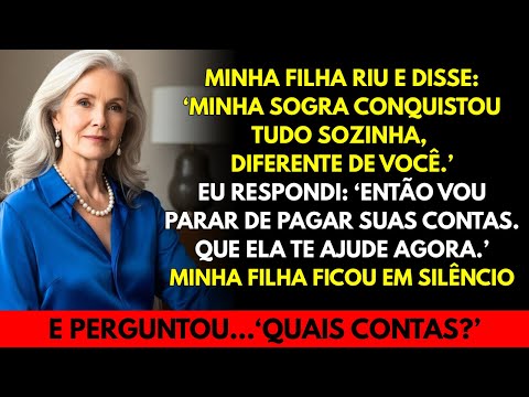 Minha filha disse: “Minha sogra conquistou tudo sozinha, diferente de você.”Ela só não contava que..