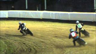 preview picture of video 'Julien CAYRE - grass track 125 cc - manche 2 - Miramont - 14 août 2011'