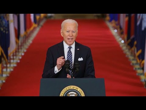 President Biden says stimulus checks could go out to people this weekend, announces vaccine goals