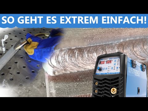 MAG Edelstahl schweißen mit der MIG 185 von Ipotools