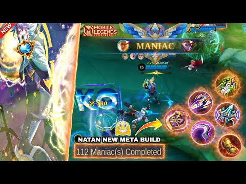 112 MANIAC(s) GODLY NATAN GAMEPLAY | CORE NATAN INSANE DAMAGE BUILD | NATAN BEST EMBLEM AND BUILD